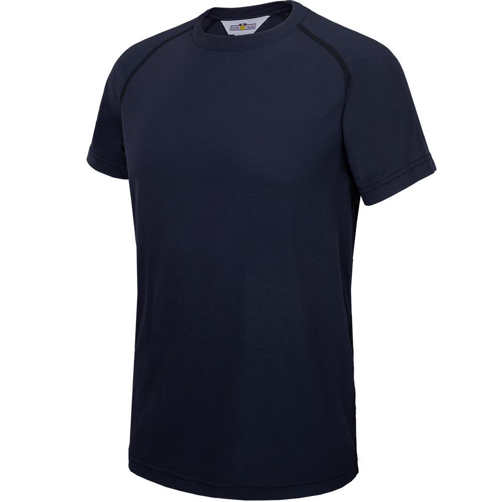 Cross Fire-retardant T-shirt - Navy