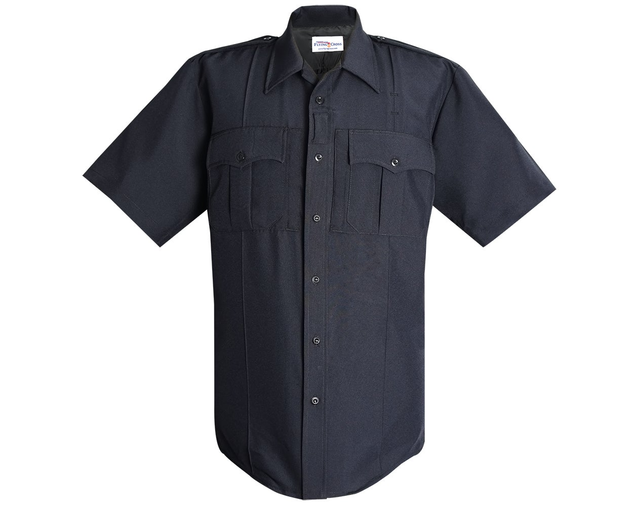 Flying Cross Command Power Stretch Short Sleeve Shirt W/ Zipper