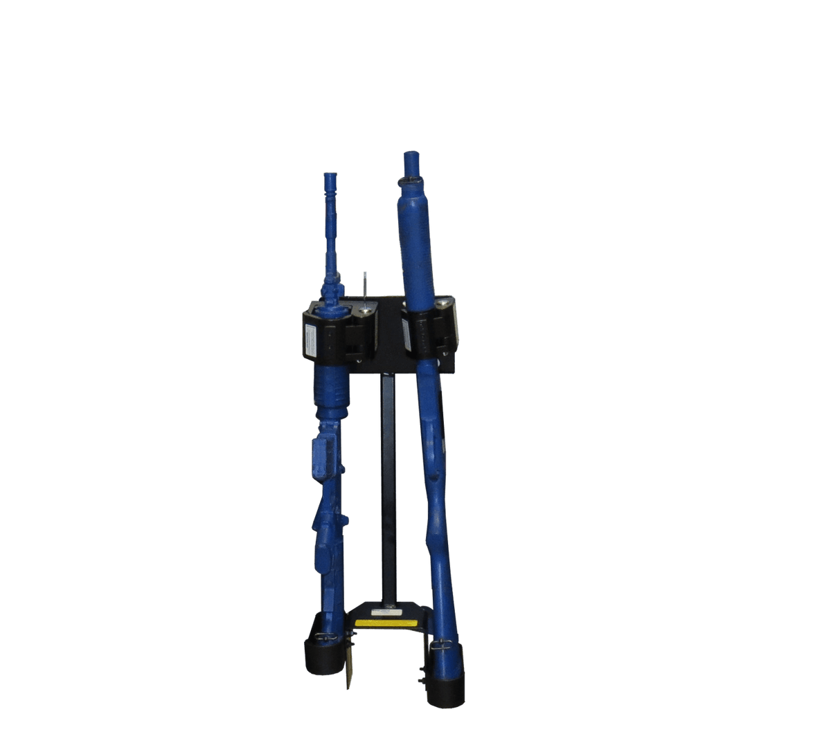Ford Interceptor Utility 2020 - 2021 Vertical Partition Mount Dual Weapon Tri-lock Gun Rack W/straight Key