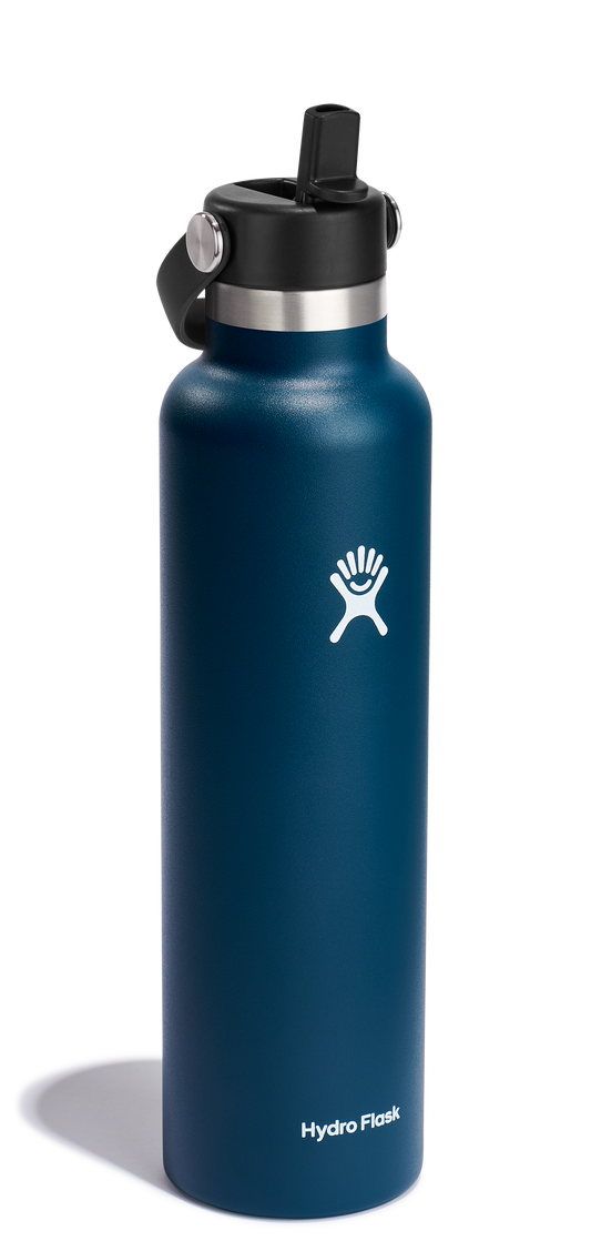 Hydro Flask Standard Mouth 24oz Insulated Water Bottle W/ Flex Straw