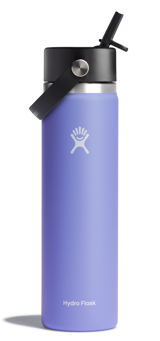 Hydro Flask Wide Mouth Insulated Water Bottle w/ Flex Straw Cap