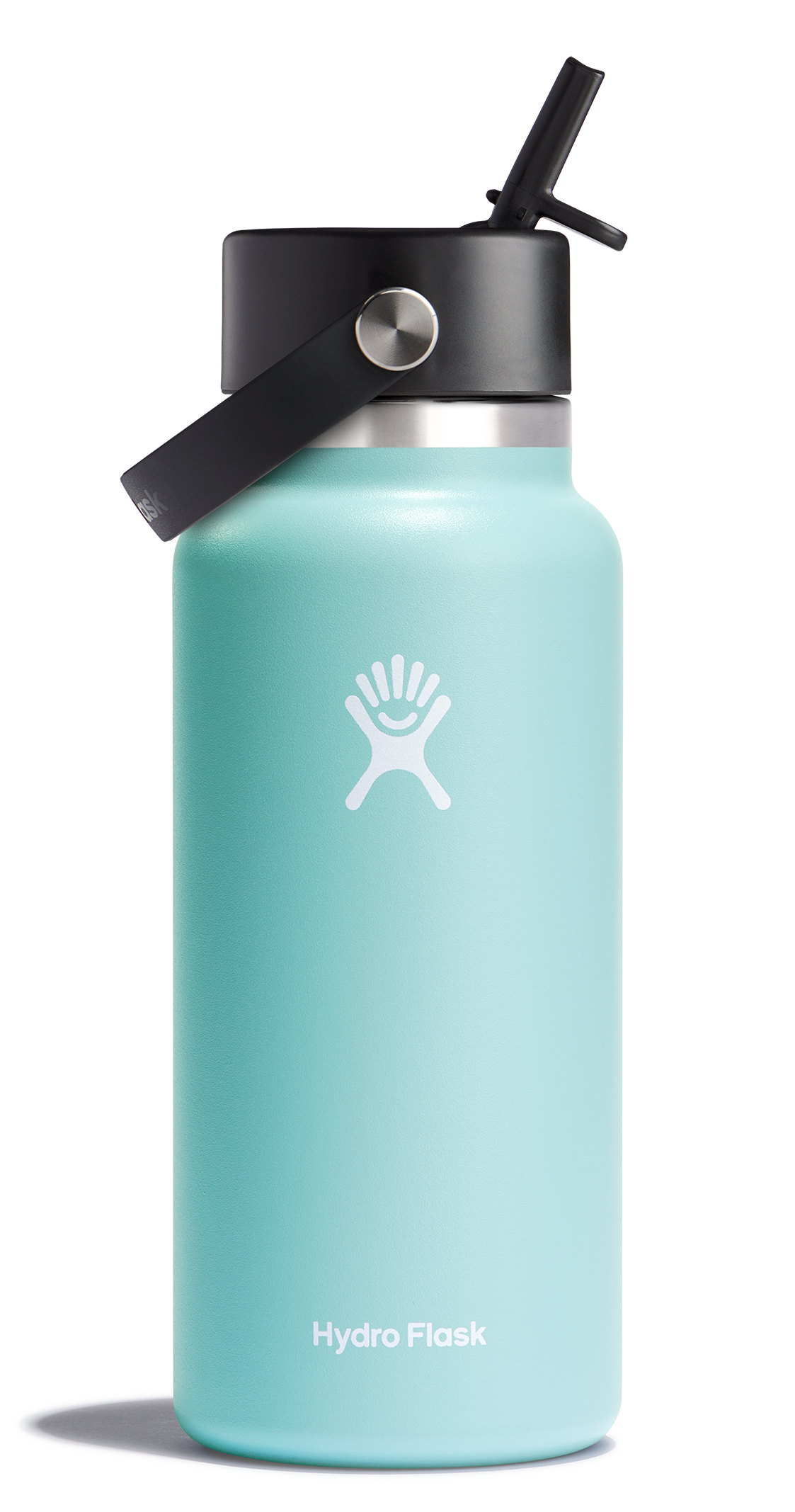 Hydro Flask Wide Mouth Insulated Water Bottle W/ Flex Straw Cap