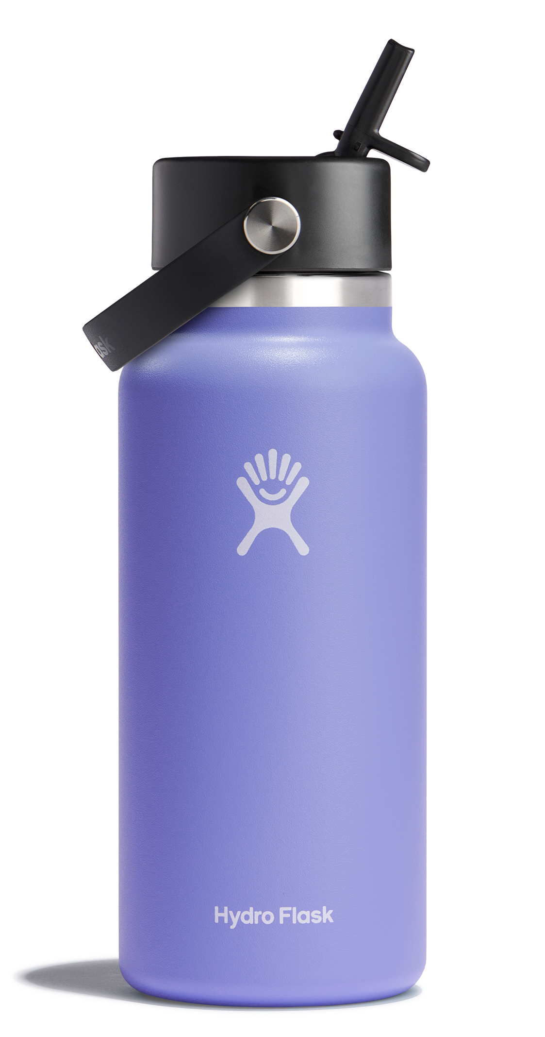 Hydro Flask Wide Mouth Insulated Water Bottle W/ Flex Straw Cap
