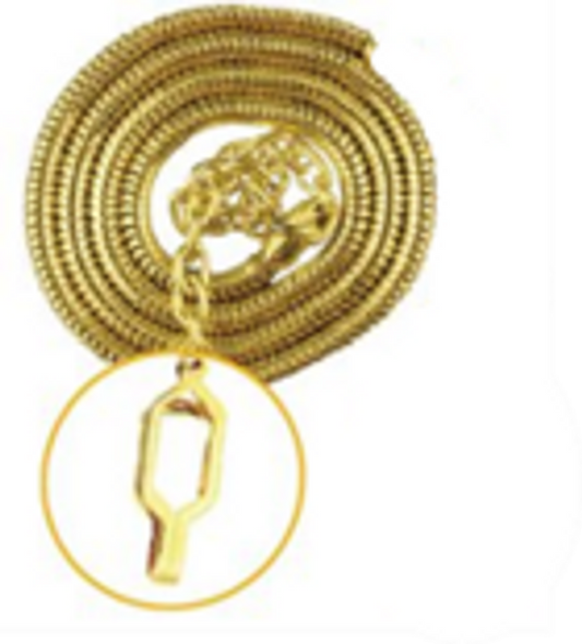 Hero's Pride Whistle Chain w/ Epaulette Clasp