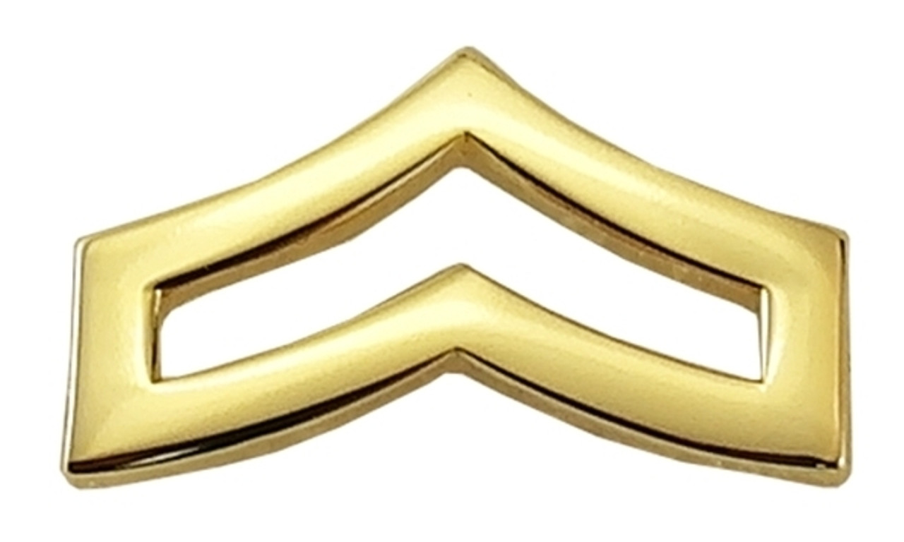Corporal Chevron Mini 3/4'' Wide - Pair