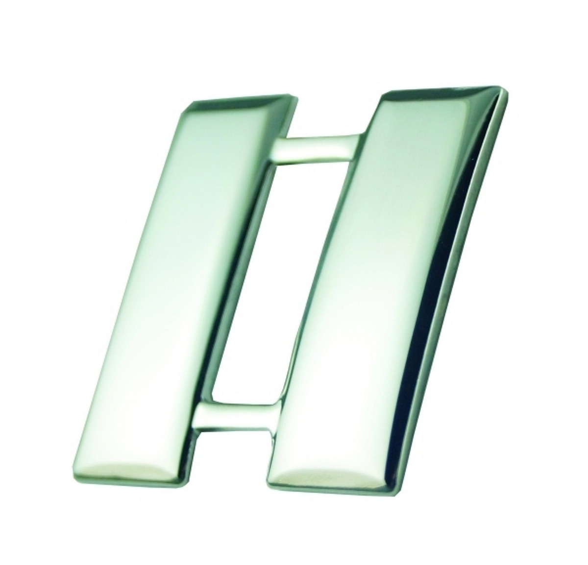 Captain Smooth Pin, Regular 1" High, Clutch Back - Pair