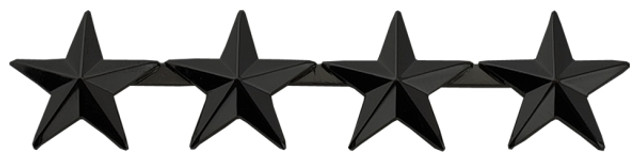 4 Star Pin 1/2'' High - Pair