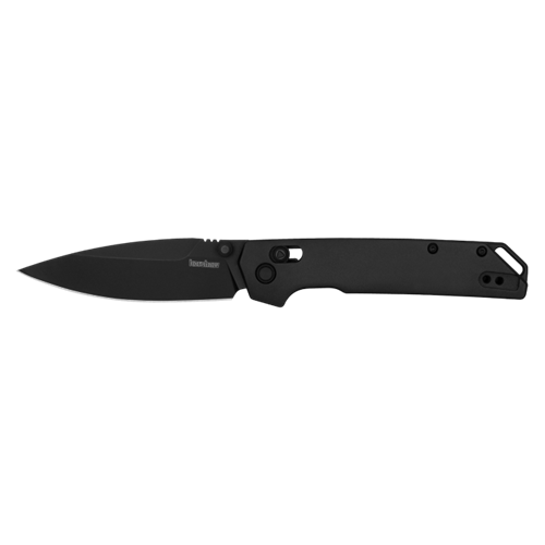 Kershaw Iridium Reverse Tanto Folding Pocket Knife, Sleek 3.4 inch D2 Steel Blade, DuraLock Locking Mechanism, Aluminum Handle