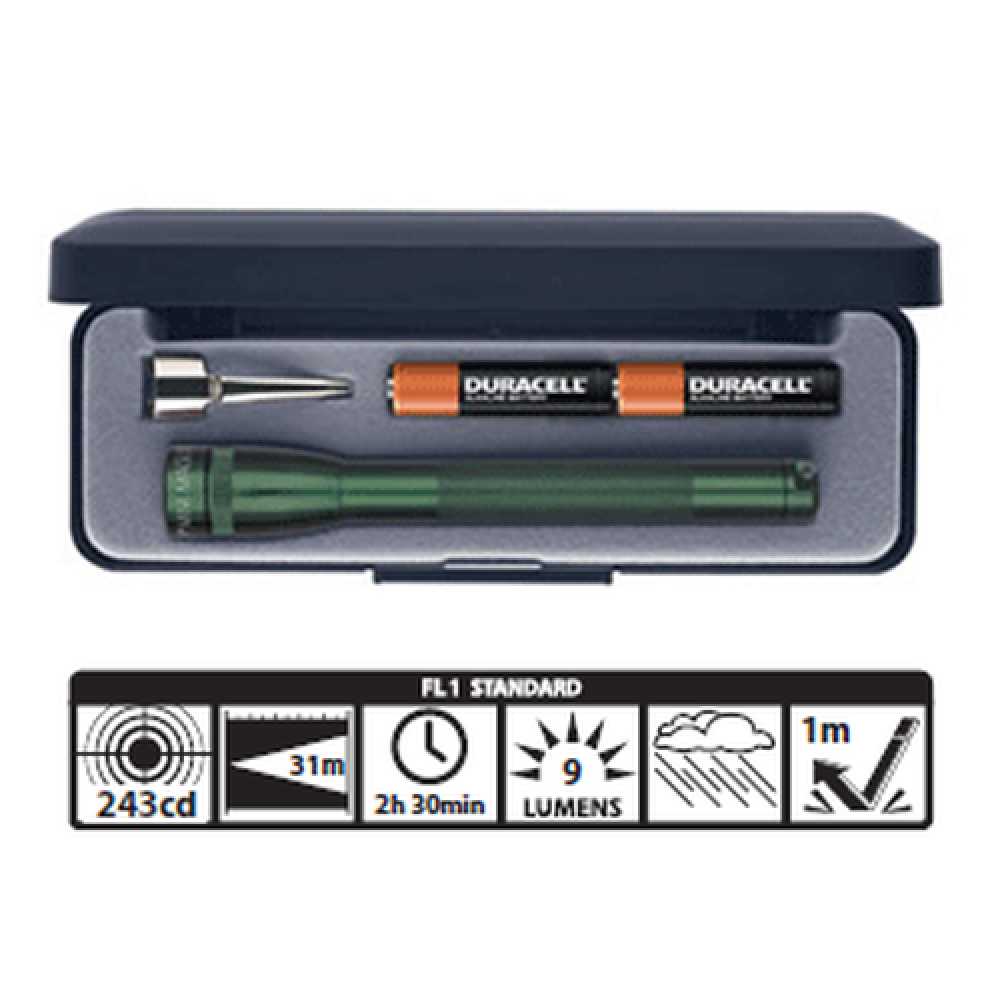 Mini Maglite 2 Aaa-cell Flashlight W/ Pocket Clip