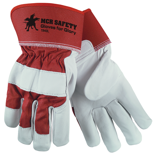 Grain Goat Lthr Palm Safety Cuff
