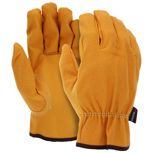 Gold Pu/nylon Blend Pig Grain Drvr
