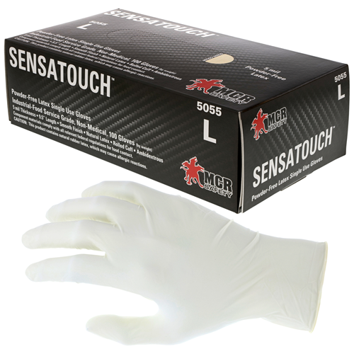 Mcr Safety Latex Disposable Industrial Gr Pwd Free