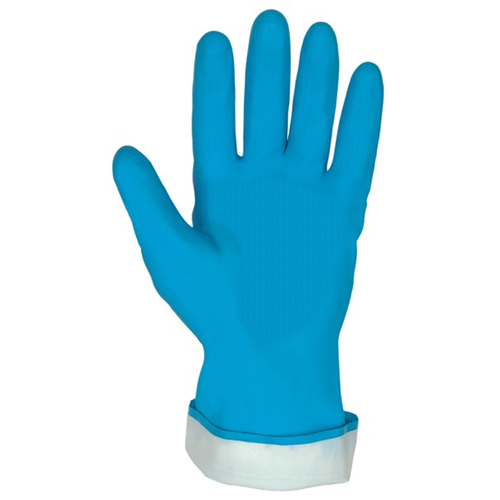 Flock Lined Blue Latex