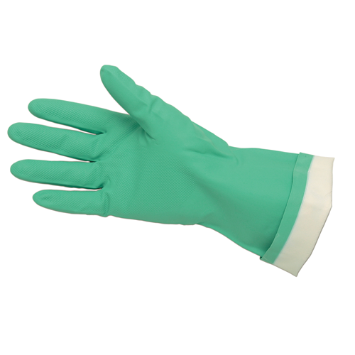 Green Flocked Lined 15 Mil Nbr