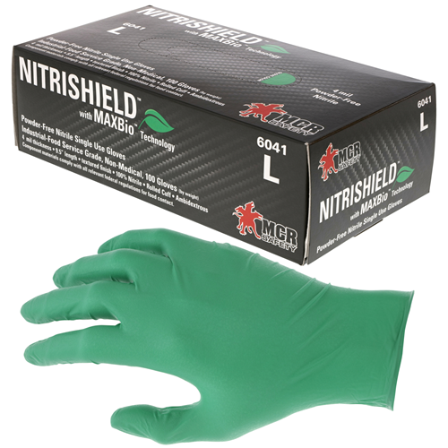 Biodgradable Nbr Green, 9.5, Pf