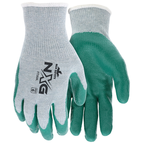 Flex Tuff Nitrile 10ga Gray Shell Green