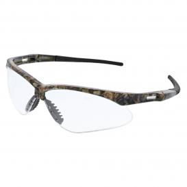 Mcr Safety Mp1 Memphis, Mossy Oak Frame, Clear Uv-a