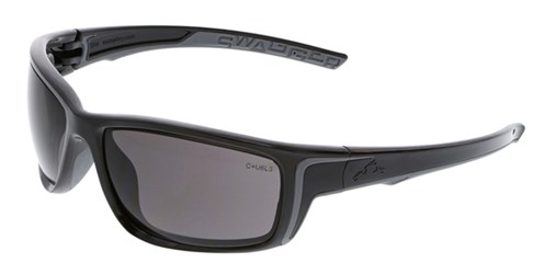 Mcr Safety Sr4 Swagger, Black Frame, Gray Max36 Len