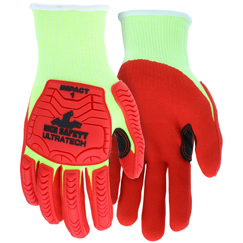 Ultratech Stitched A4, Hivis Red Sfn