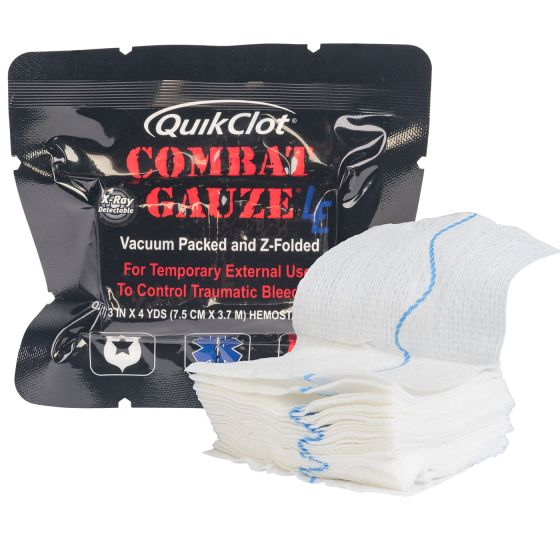 North American Rescue Quikclot Combat Gauze Le