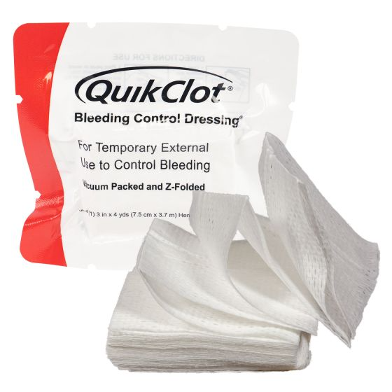 Quikclot Bleeding Control Z-fold Dressing