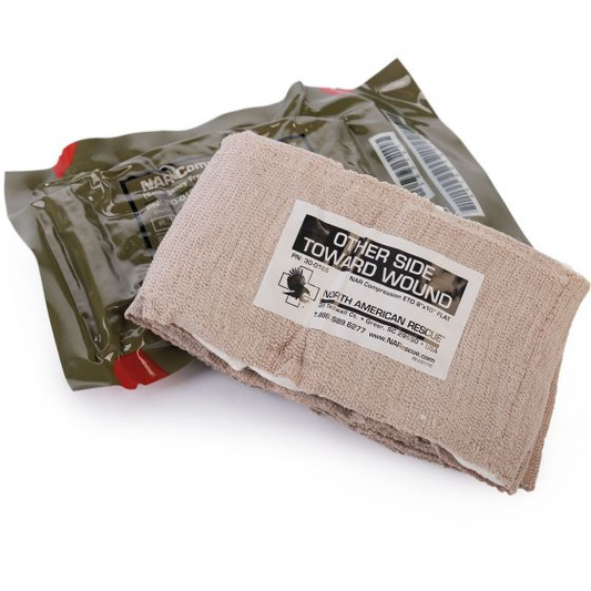 North American Rescue Responder Emergency Trauma Dressing - 8''x10'' Compressed