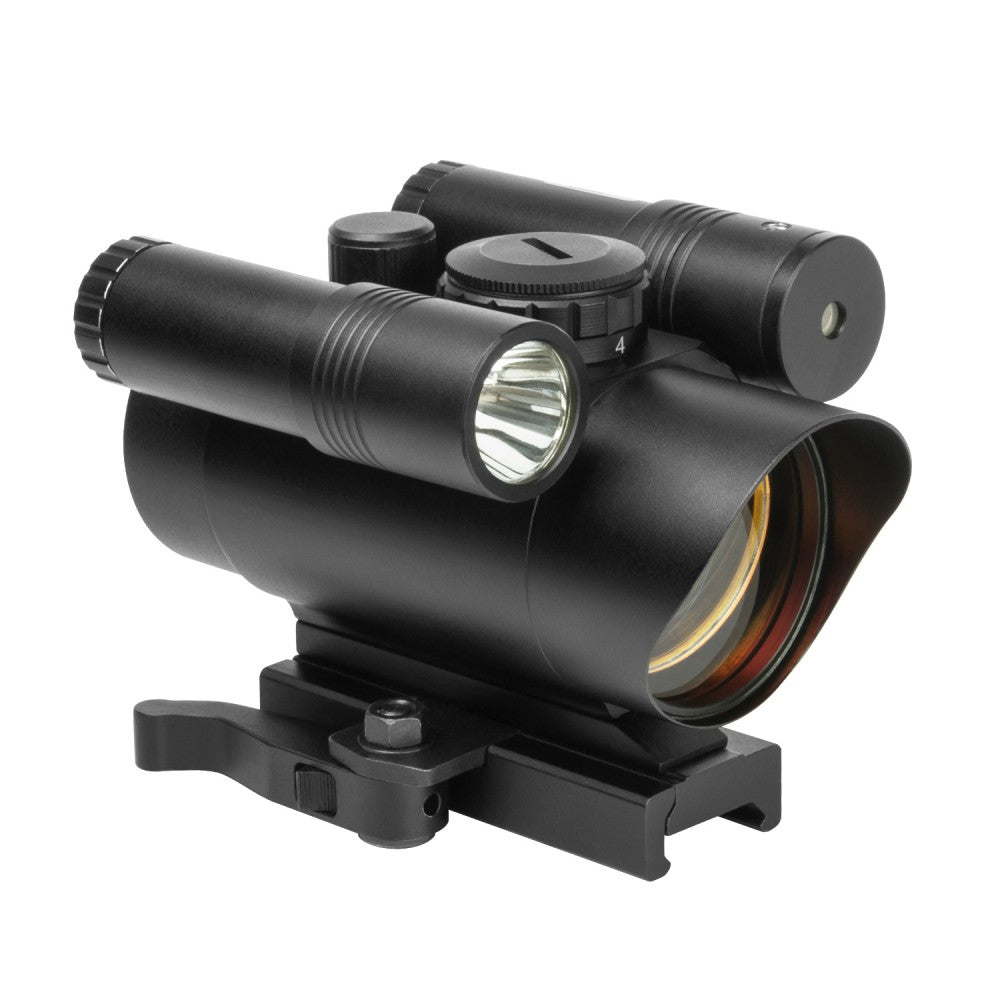 Red Dot W/green Laser & Flashlight