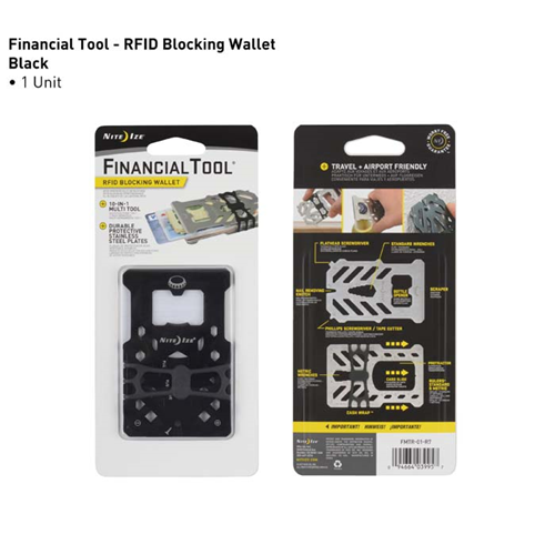 Nite-ize Financial Tool Rfid Blocking Wallet