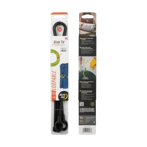 Nite-ize Gear Tie Loopable Twist Tie - 2 Pack