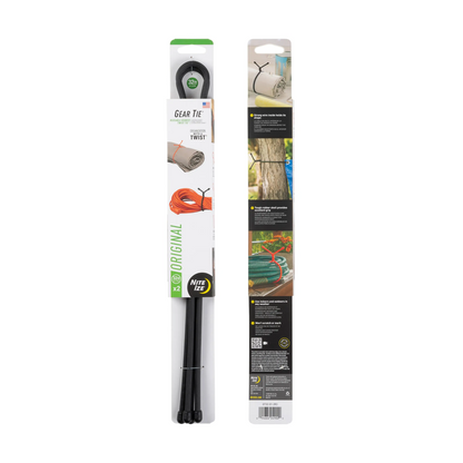 Nite-ize Gear Tie Reusable Rubber Twist Tie