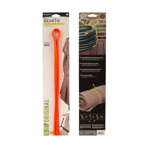 Nite-ize Gear Tie Reusable Rubber Twist Tie
