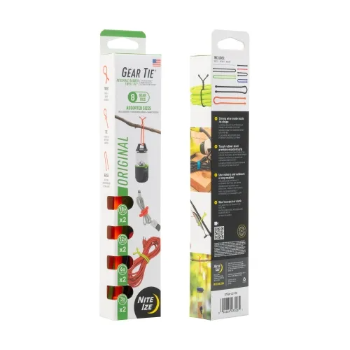 Nite-ize Gear Tie Reusable Rubber Twist Tie