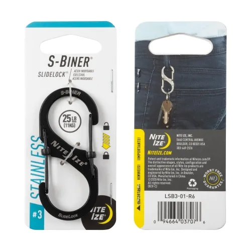 Nite-ize S-Biner Stainless Steel SlideLock