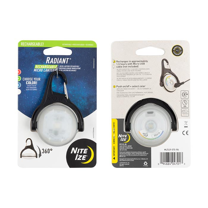 Radiant Rechargeable Micro Lantern - Disc-o Select