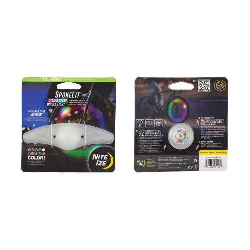 Spokelit Rechargeable Wheel Light - Disc-o Tech