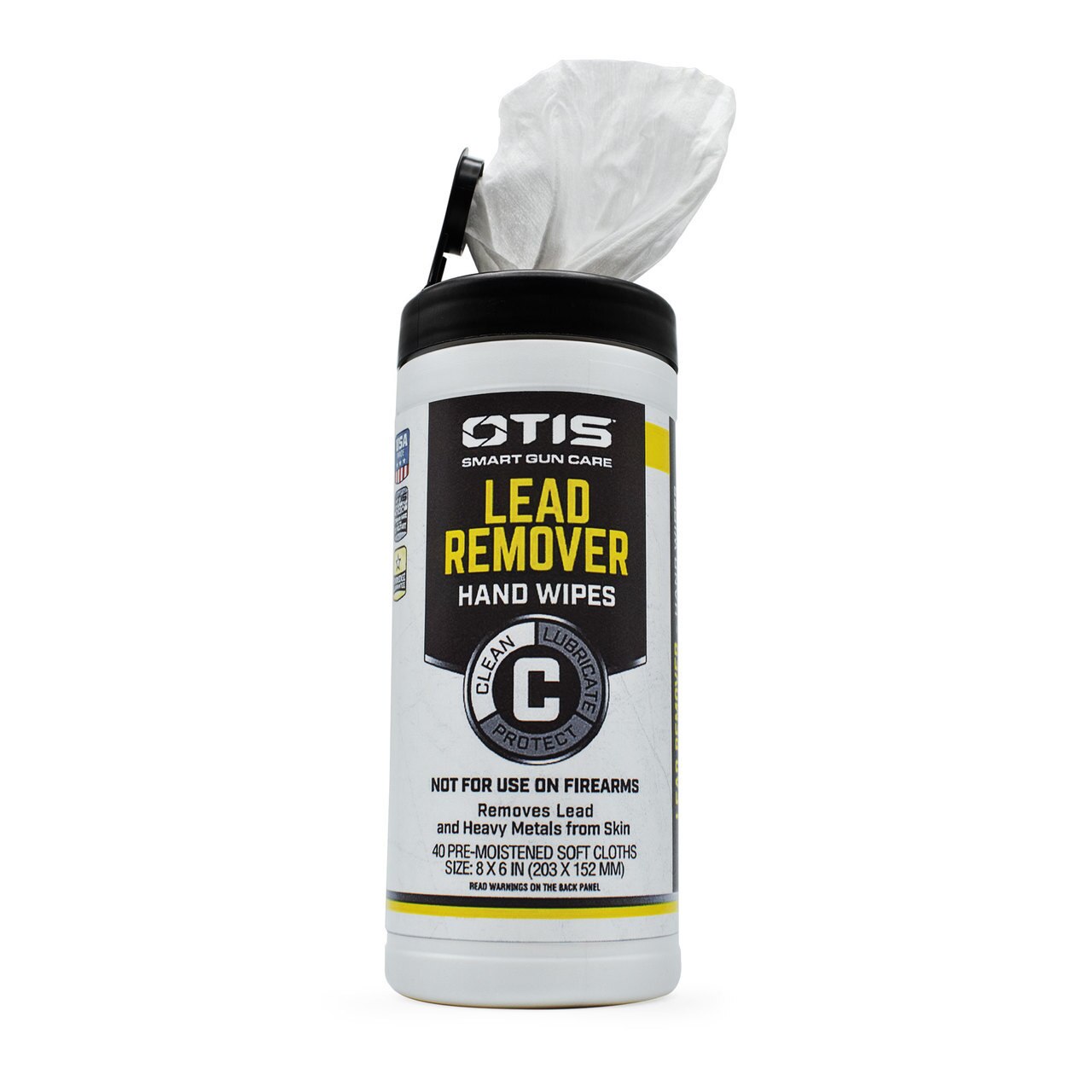 Otis Technology Lead Remover Hand Wipes Canister