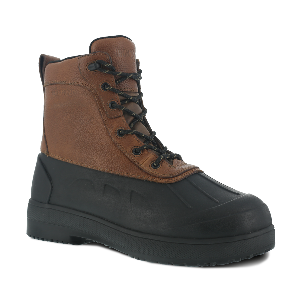 Iron Age - Compound Women's Waterproof Boot W/ Composite Toe - Black/brown