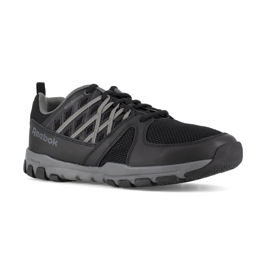 Sublite Work Women's Athletic Shoe W/ Soft Toe - Black/gray