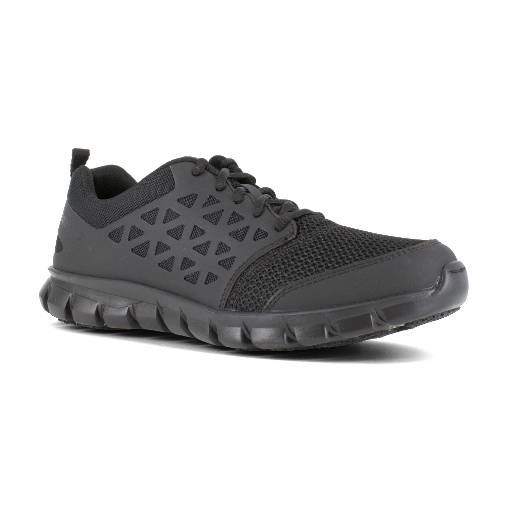 Sublite Cushion Work Women's Athletic Shoe w/ Soft Toe - Black