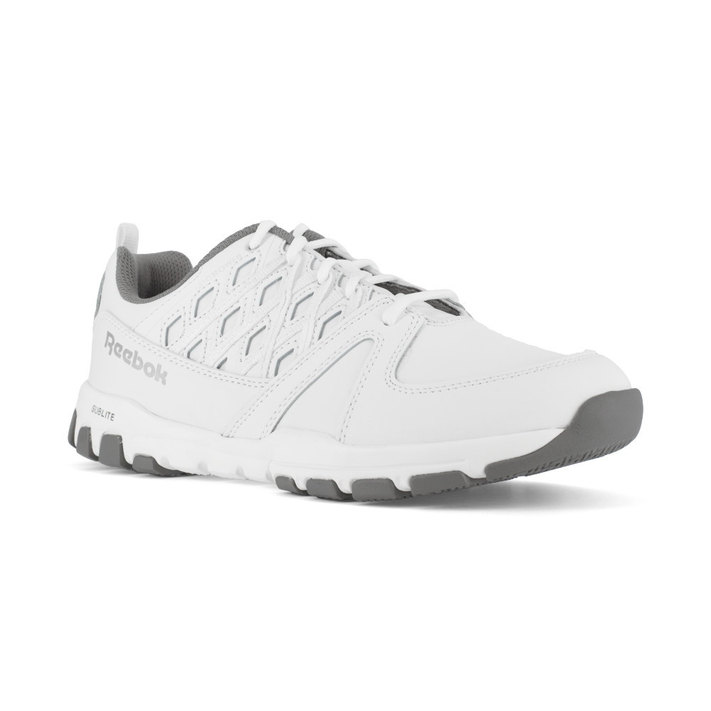 Sublite Work Athletic Shoe W/ Soft Toe - White
