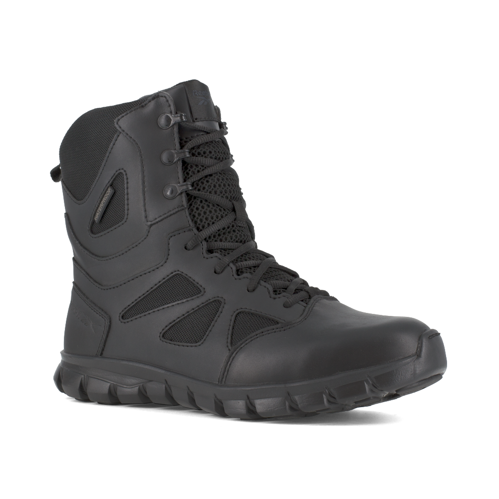 Sublite Cushion Tactical 8'' Waterproof Boot W/ Soft Toe - Black