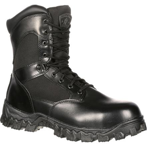 Rocky International Alpha Force Zipper Waterproof Public Service Boot