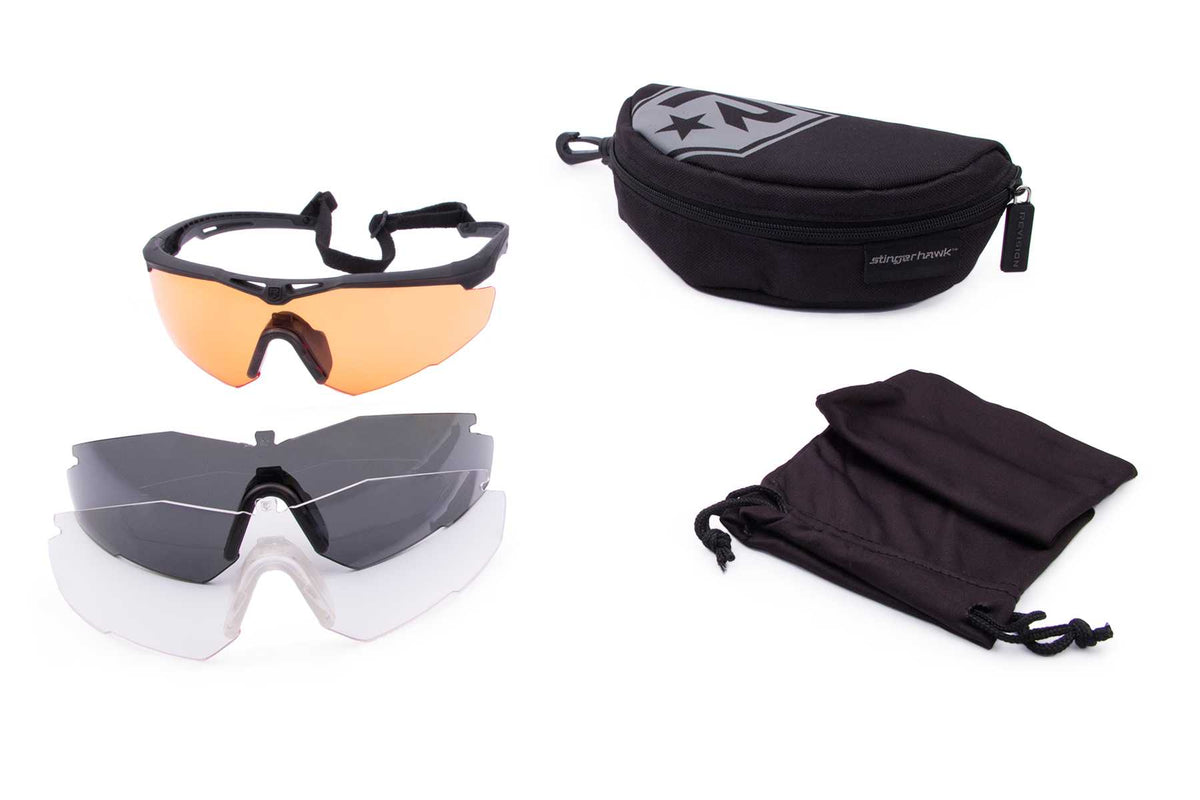 Stingerhawk Eyewear System - Large Deluxe Shooter'S Kit