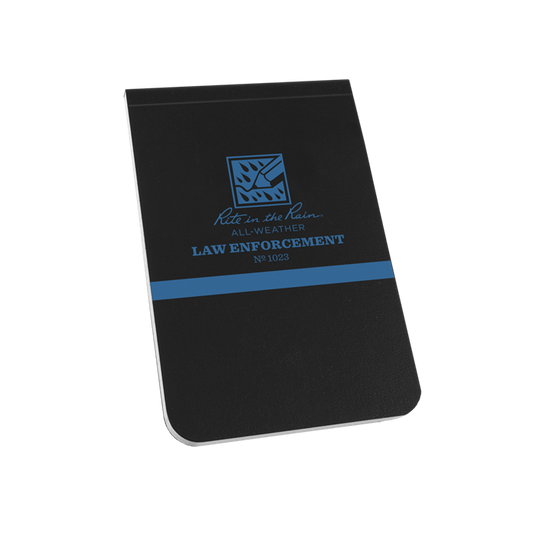Rite In The Rain Thin Blue Line All-weather Notebook (3.25'' X 5.25'')