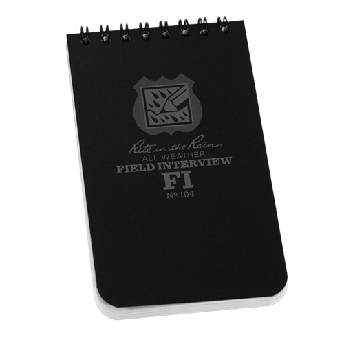 Rite In The Rain Field Interview Notebook (3'' X 5'')