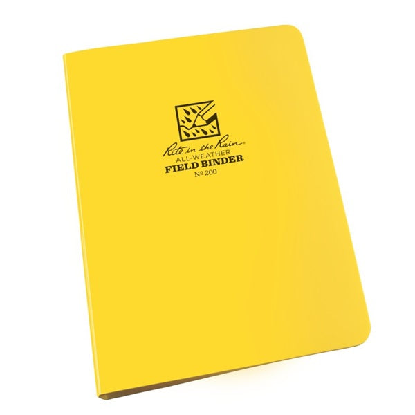 Rite In The Rain Ring Binder - 0.5 Yellow
