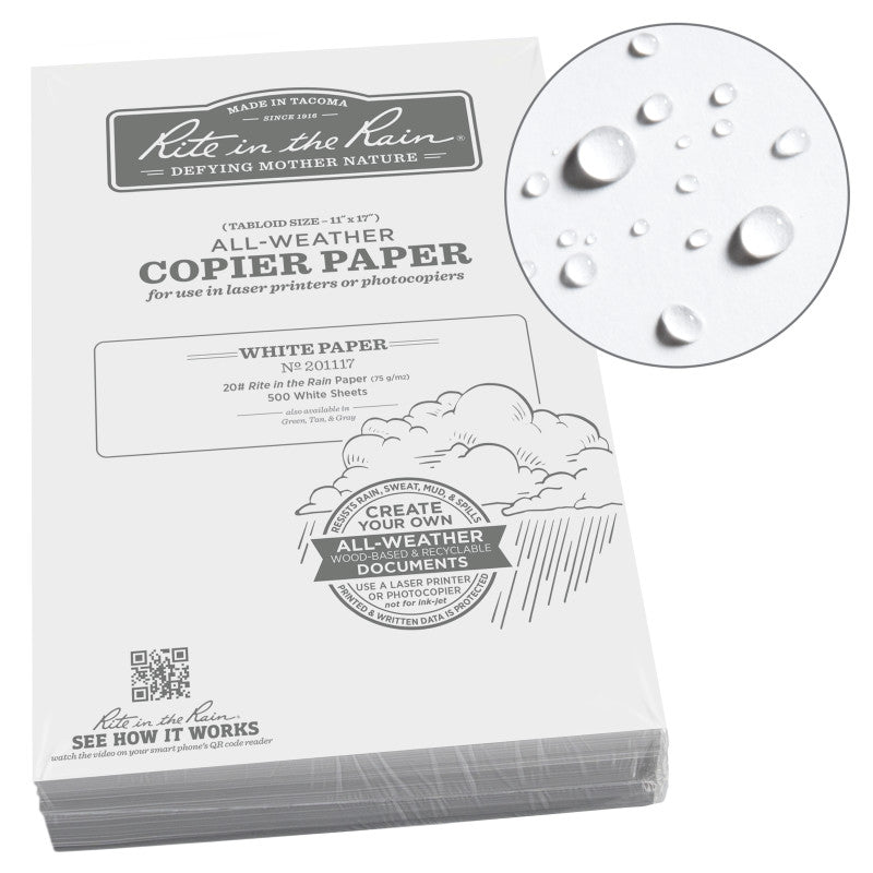 Printer Paper - 11 X 17 - 500 White Sheets