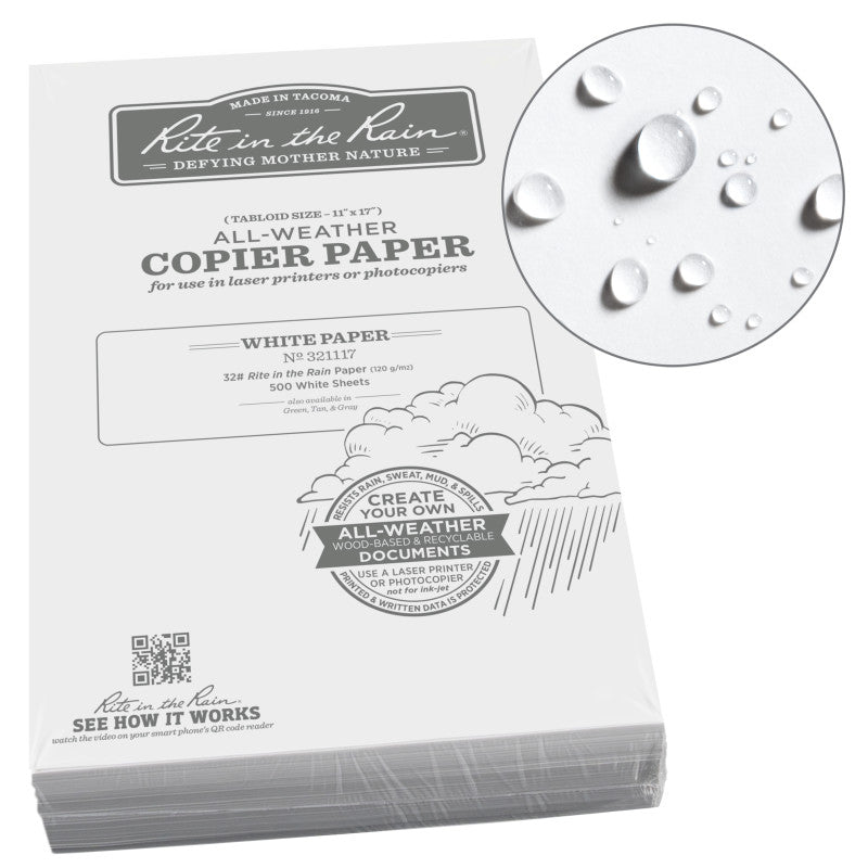 Printer Paper - 32# Ledger - 11 X 17 White