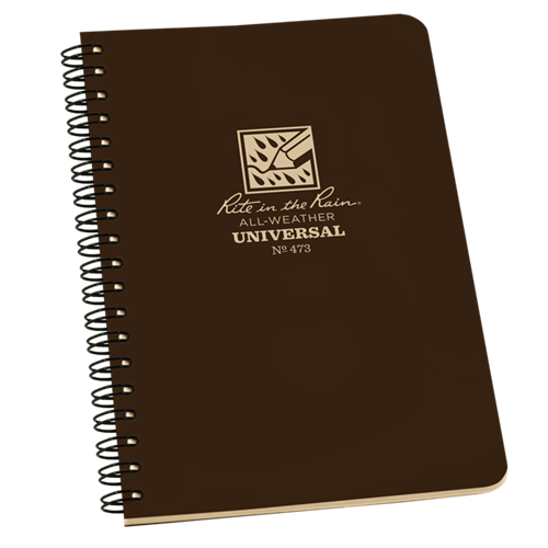 Rite In The Rain Polydura Side-Spiral Notebook (4.875'' x 7'')