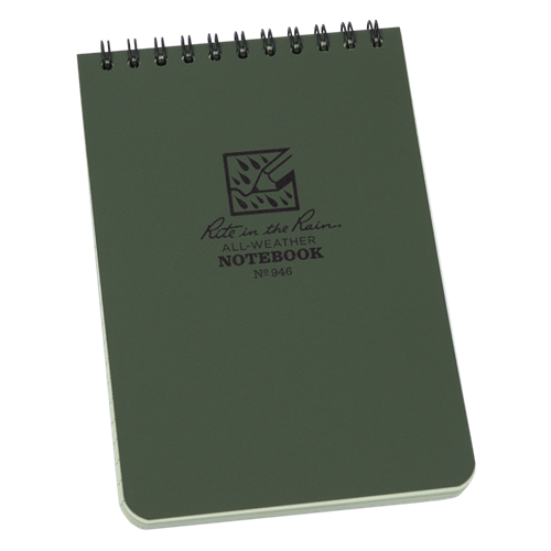Rite In The Rain Top Spiral Notebook - 4 x 6